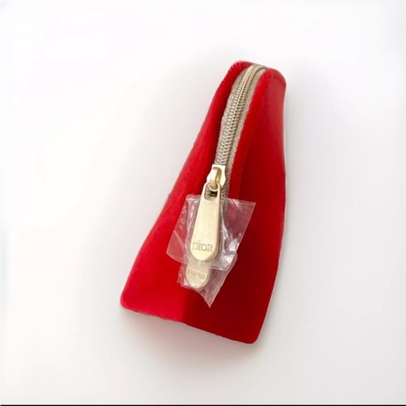 DIOR Red Half Moon Pouch with custom Handle - Picture 9 of 9